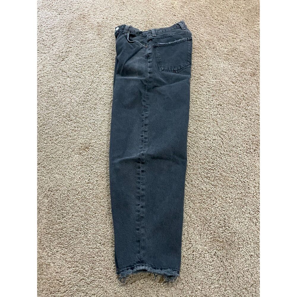 Women's AGOLDE Balloon black Jeans Size 25 High Rise Denim organic cotton - Picture 14 of 16